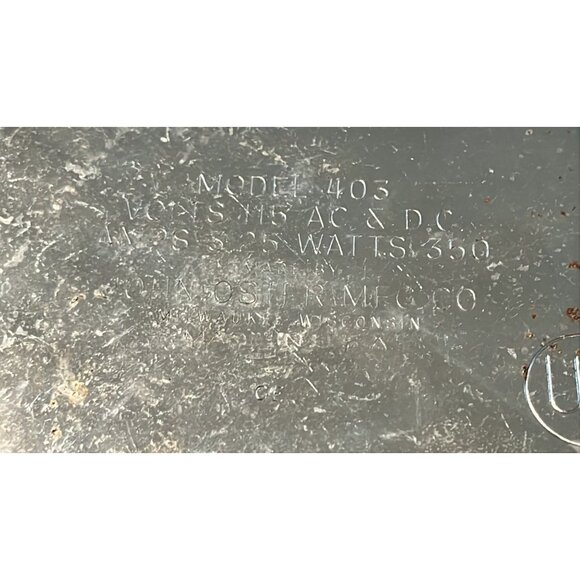 Vintage Osterizer Deluxe Blender With Copper Base & Glass Pitcher 5 cup Tested - Picture 7 of 12